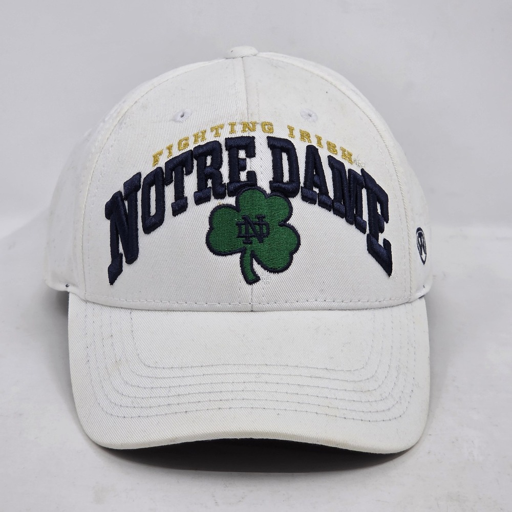 NEW Notre Dame Fighting Irish Top of the World  Snapback Hat White NWT